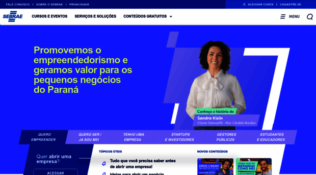 sebraepr.com.br