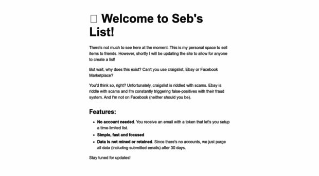 sebslist.com