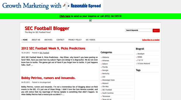 secfootballblogger.com