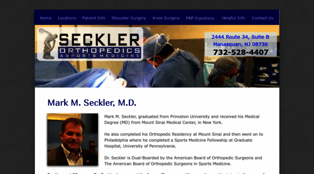 secklerortho.com