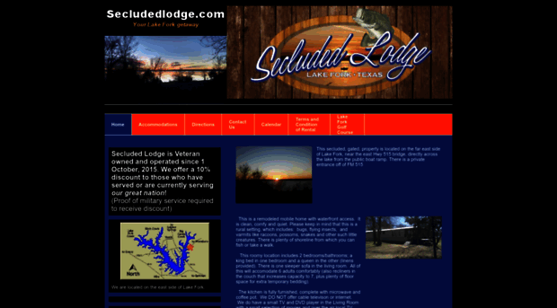 secludedlodge.com