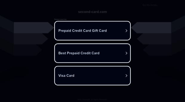 second-card.com