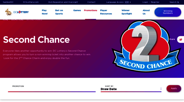 secondchance.dclottery.com