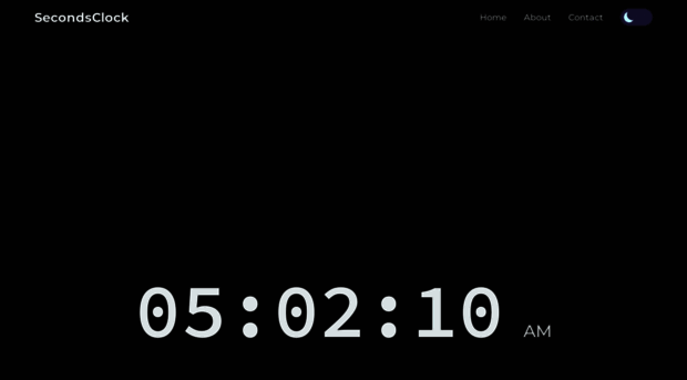 secondsclock.com