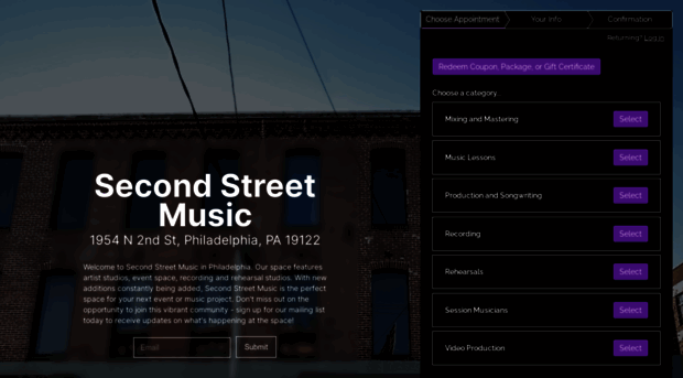 secondstreetmusic.com