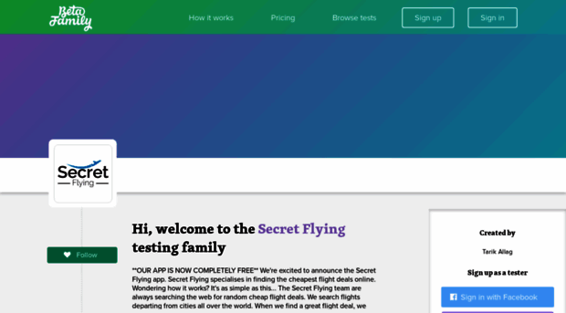 secret-flying.betafamily.com