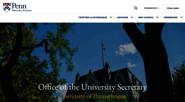 secretary.upenn.edu