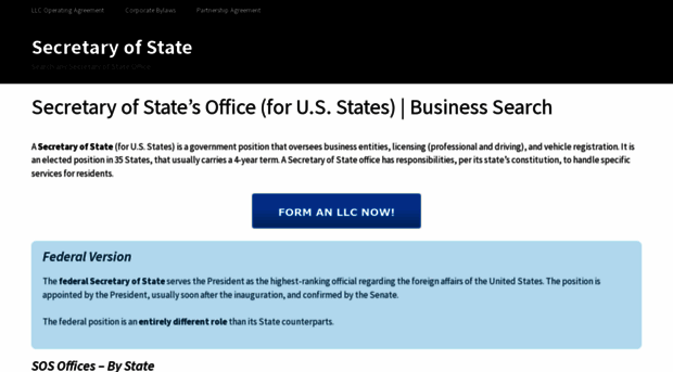 secretaryofstate.com