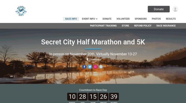 secretcityhalfmarathon.com