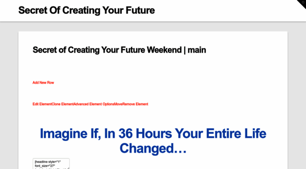 secretofcreatingyourfuture.com