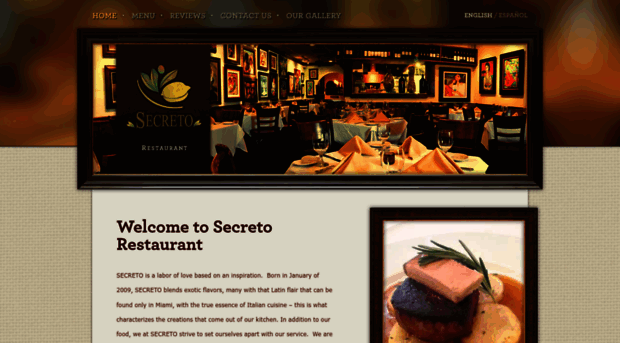 secretorestaurant.com