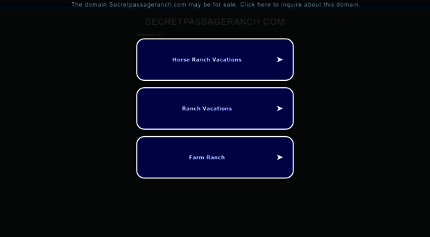 secretpassageranch.com
