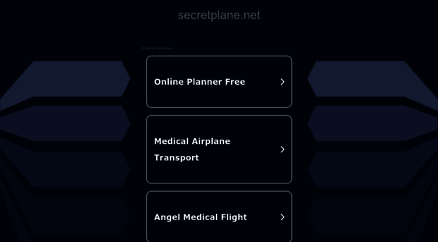 secretplane.net