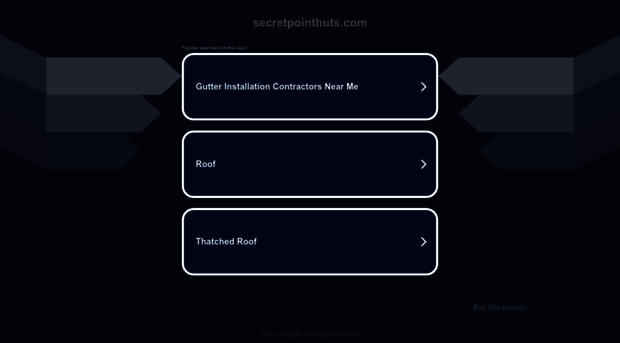 secretpointhuts.com