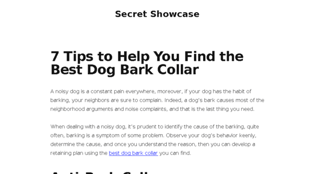 secretshowcase.com