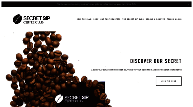 secretsipcoffeeclub.com