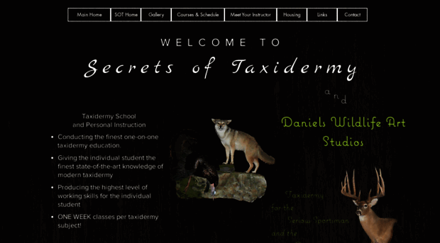 secretsoftaxidermy.com