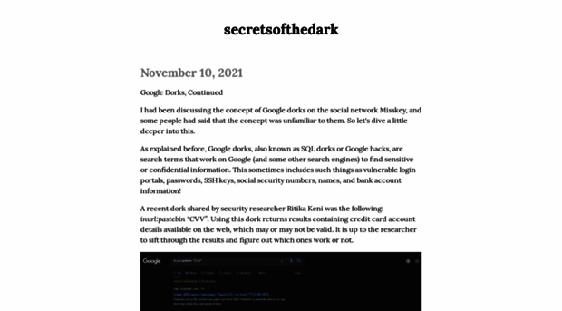 secretsofthedark.writeas.com