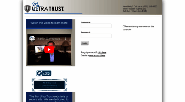 secure.myultratrust.com