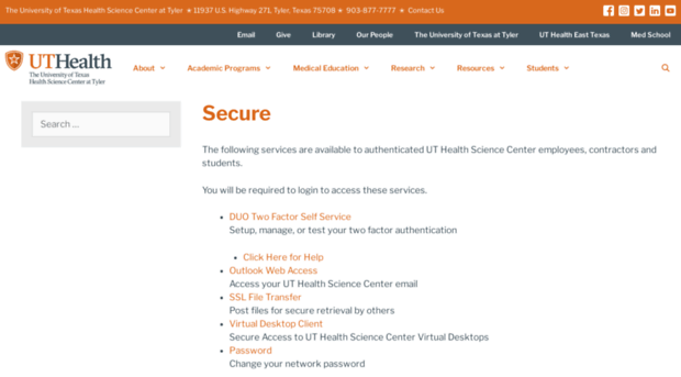 secure.uthct.edu