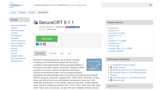 securecrt.updatestar.com