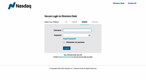 Secureeu Directorsdesk Com Directorsdesk Secure Login Secure