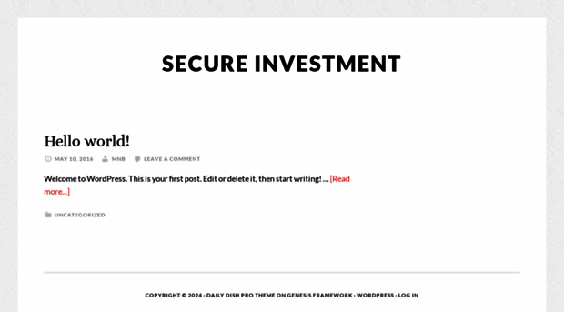 secureinvestment.in