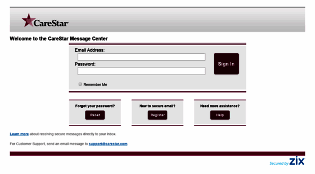 securemail.carestar.com