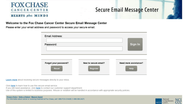 securemail.fccc.edu