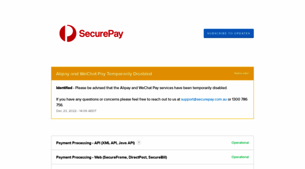 securepay.statuspage.io