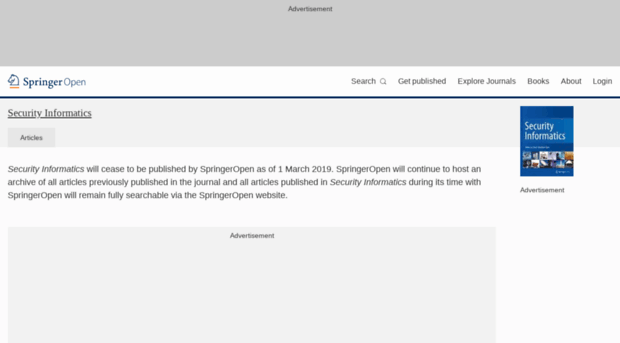 security-informatics.springeropen.com