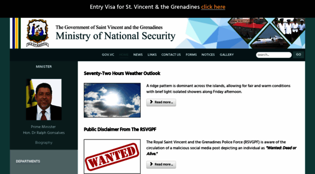 security.gov.vc