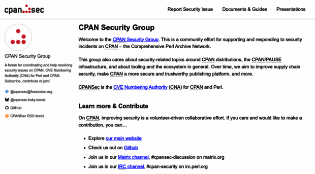 security.metacpan.org