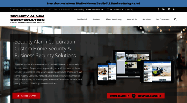 securityalarmcorporation.com