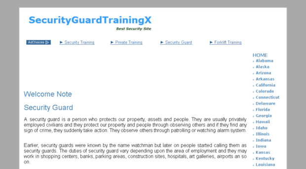 securityguardtrainingx.com