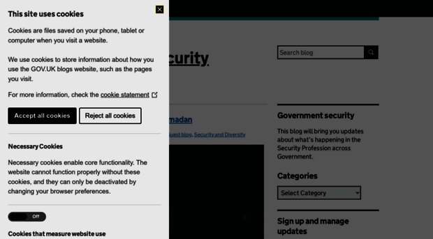 securityprofession.blog.gov.uk