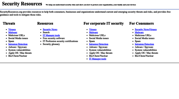 securityresources.org