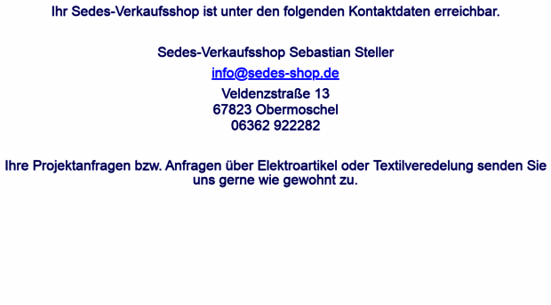 sedes-shop.de