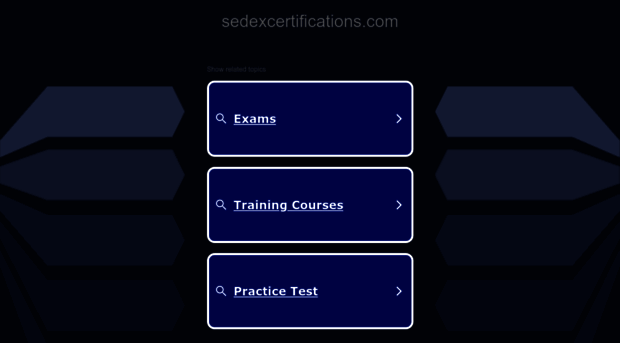 sedexcertifications.com