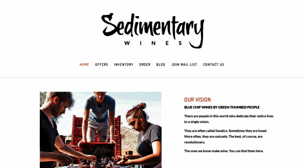 sedimentarywines.com