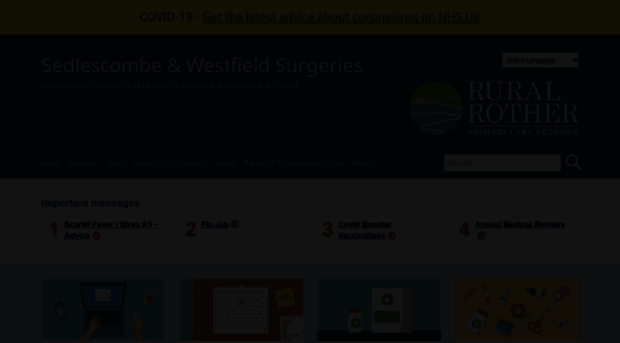 sedlescombeandwestfieldsurgeries.co.uk