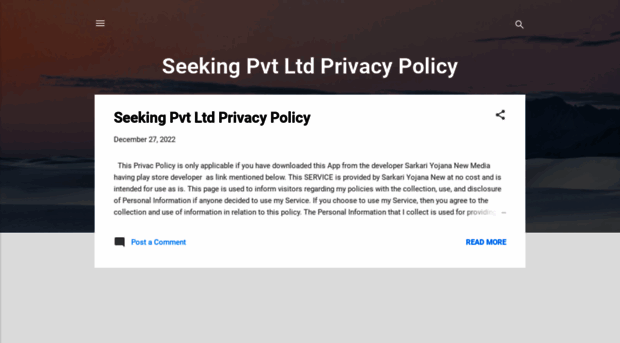 seekingpvtltdprivacypolicy.blogspot.com