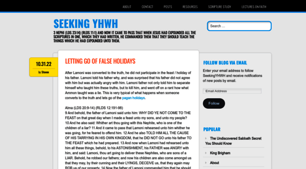 seekingyhwh.com