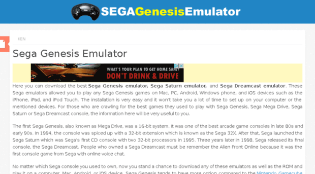 segagenesisemulator.com