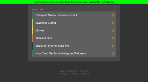 seinlannmyanmar.com