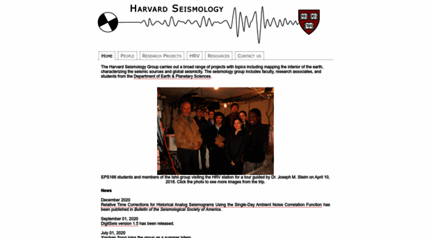 seismology.harvard.edu