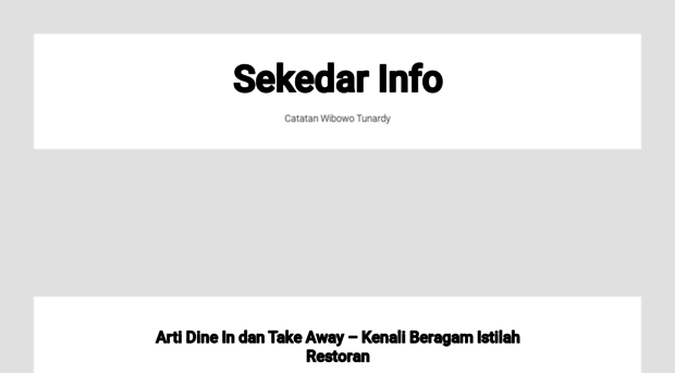 sekedarinfo.com