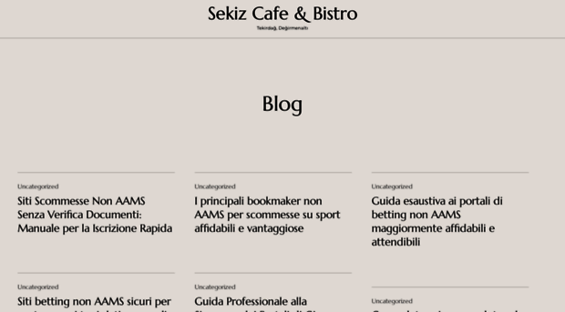 sekizbistro.com