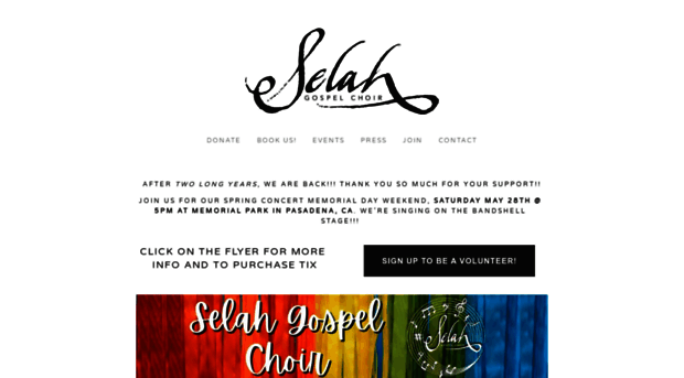 selahgospelchoir.com