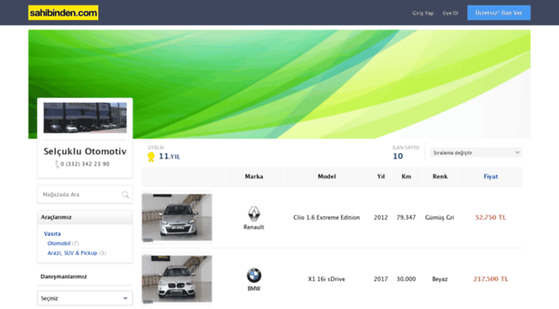 selcukluotomotiv.sahibinden.com